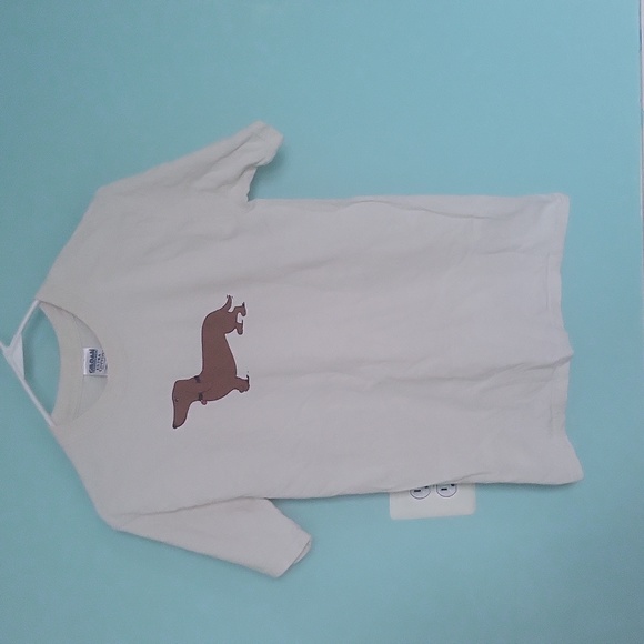 Women's short sleeved t shirt with weiner dog Gildan🐾 - Picture 1 of 5